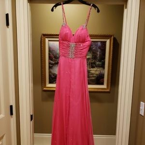 Hot pink Pageant gown